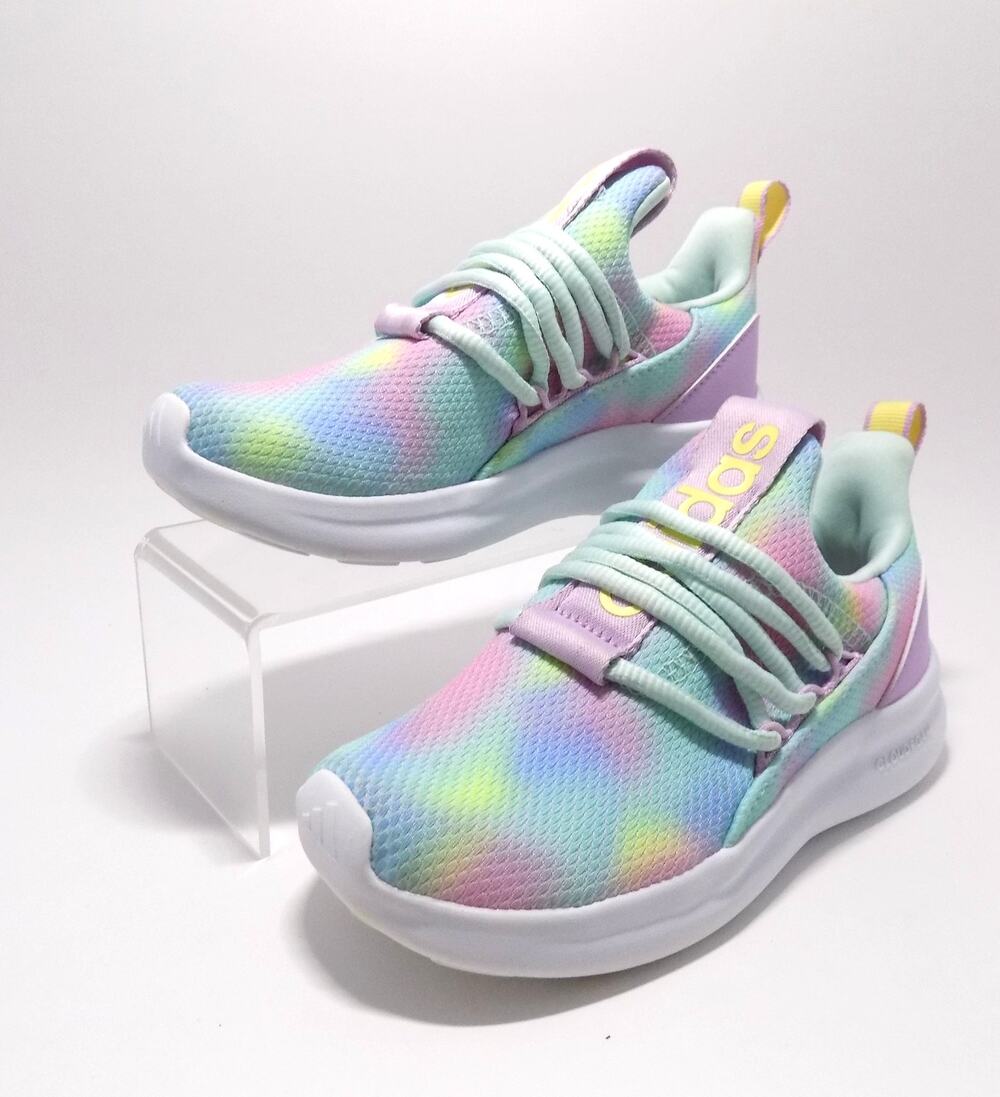 Adidas Lite Racer Adapt 7.0 Multi Color Kids Shoes- Size 13